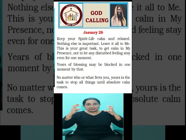 "GOD CALLING  Today's MESSAGE in ASL   Deaf Community" #religion #biblestudy #signlanguage #deaf