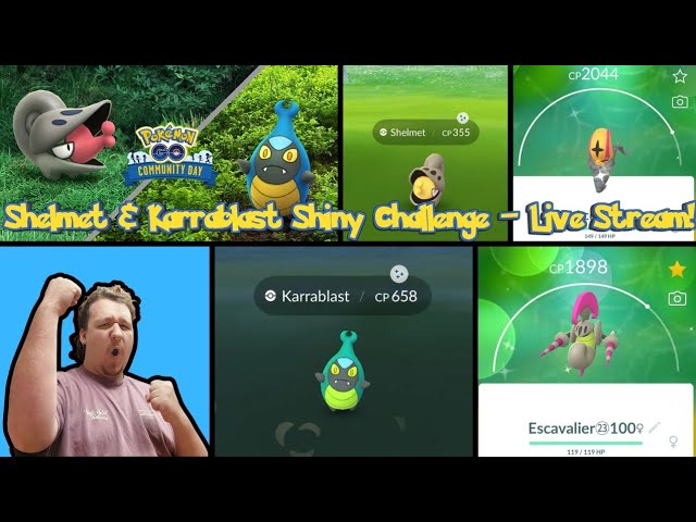 Shelmet & Karrablast Shiny Challenge