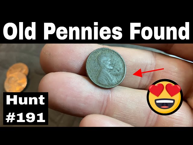 Finding Old Wheat Pennies in Bank Rolls - Penny Hunt and Fill 191