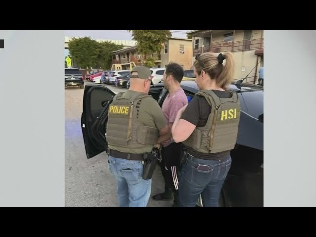 Federal immigration officials conduct operations in South Florida