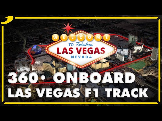 First Look At The Las Vegas Formula 1 Circuit | 360 Degree Onboard