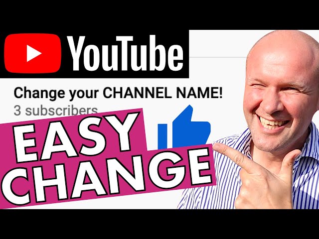 How to CHANGE my YouTube channel name | Rename as one word instead of first name and last name?