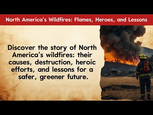 English Listening Practice | North America's Wildfires: Flames, Heroes, and Lessons