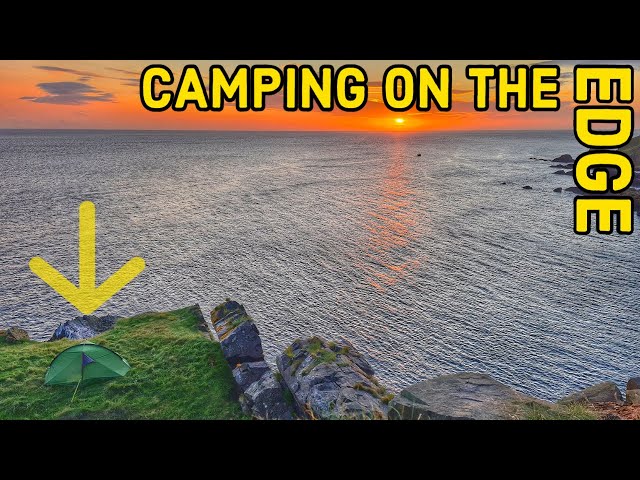 I Spent The Night Camping On a Cliff Edge!