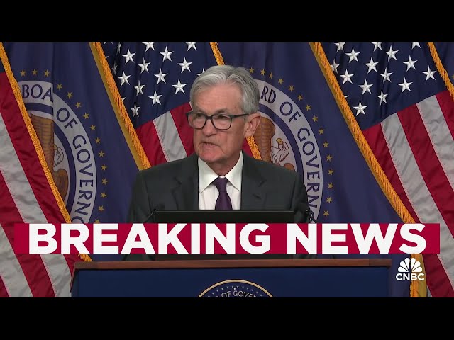 Federal Reserve Chair Powell speaks after Fed unanimously votes to leave interest rates unchanged