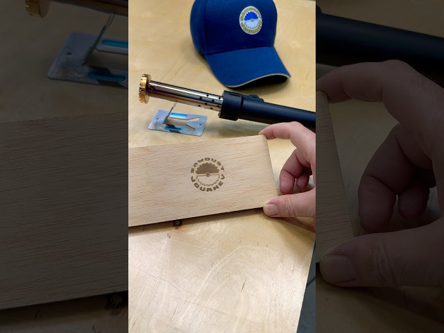 Amazon Branding Iron Test…Not bad! #woodworking #branding #iron #diy