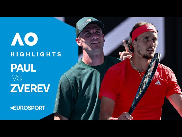 Tommy Paul vs Alexander Zverev | Quarter Final | Australian Open 2025 Extended Highlights 🇦🇺