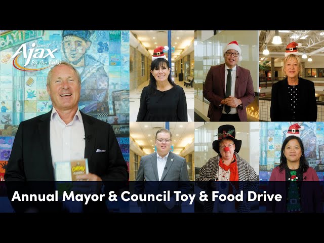 Annual Mayor & Council Toy & Food Drive | Town of Ajax