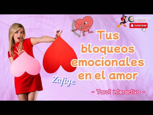 ❤️‍🩹💋Los bloqueos emocionales que tienes que sanar💫🦄 #tarotamor #zafiyetarot #tarot #amor