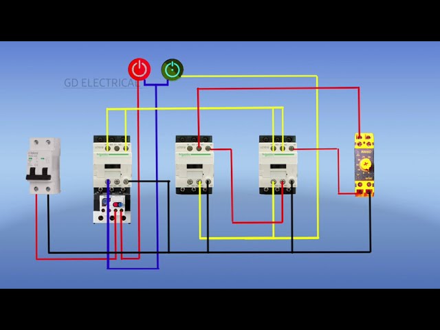 star delta control and power wiring