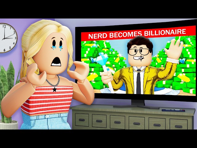 She DUMPED her NERD BOYFRIEND... He Became a BILLIONAIRE! (Roblox Movie)