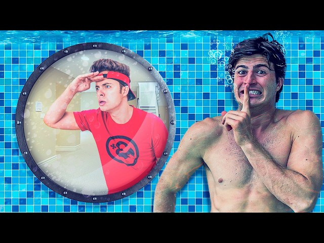 INVADI A PISCINA DOS MAIORES YOUTUBERS DO BRASIL!