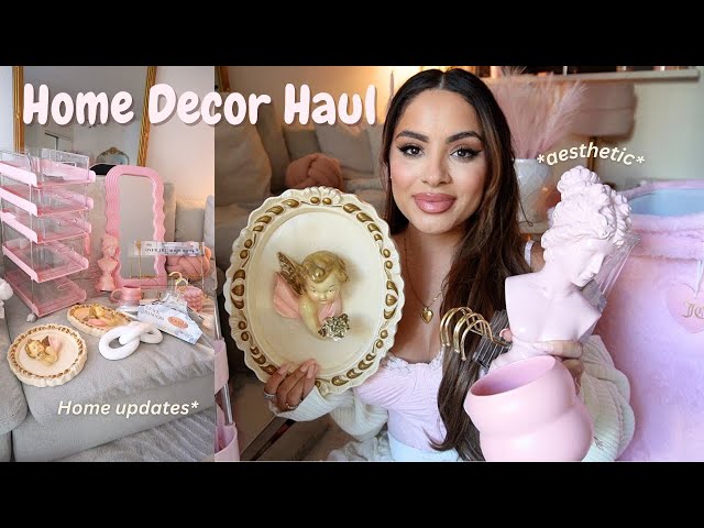 HOME DECOR HAUL 2024: Budget-Friendly Pink Modern Vintage Boho Finds Amazon, TJMaxx & HomeGoods