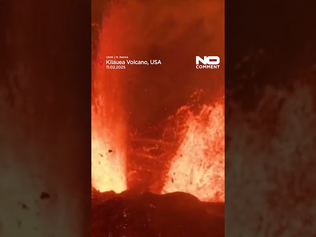 Stunning videos show Hawaii's Kilauea volcano erupting