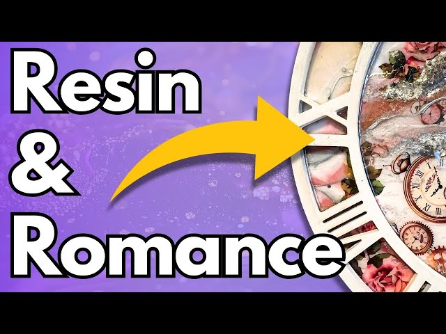 How To Make A Stunning Resin Clock | 388 | #valentinesdaycollaboration