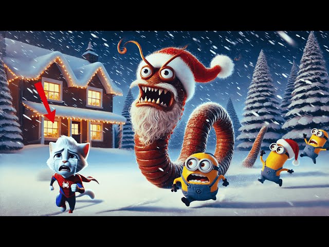 Minion Funny Monster Worm Transformation of Story |Spider-Man Cat:(2025) #141