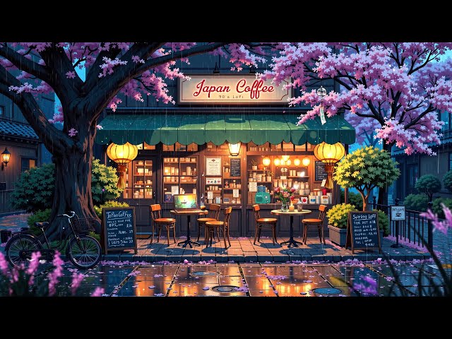 Rainy Lo-fi Coffee Music ☕ | Chill Lo-fi Hip Hop Mix for Relaxation, Focus ~ Soft Coffee House Vibes