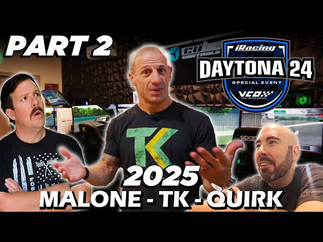 Part 2 - iRacing Daytona 24 - Inside Tony Kanaan's Sim Racing Garage - 2025