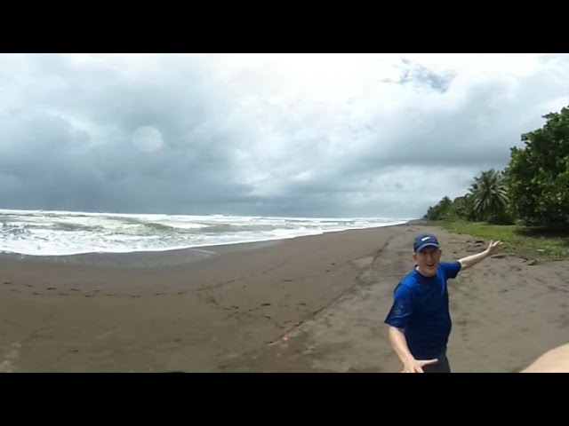 Tortuguero and the Caribbean Sea in Costa Rica in 3-D