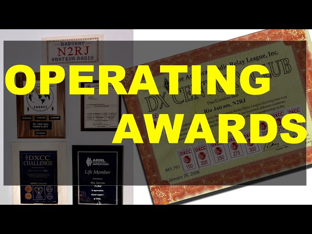 Ham radio awards and DX chasing - for beginners - Ria's Shack