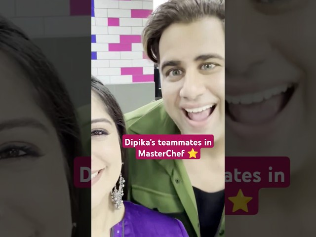 Dipika Ibrahim teammates in MasterChef #dipikakiduniya #masterchef #shorts #minivlog #familyvlog