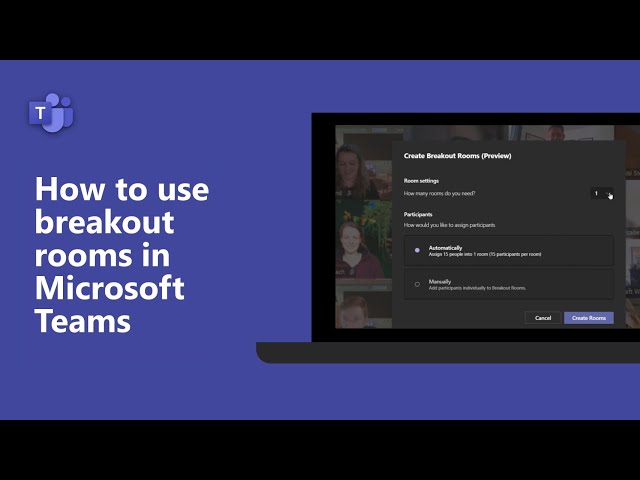 How to use breakout rooms in Microsoft Teams