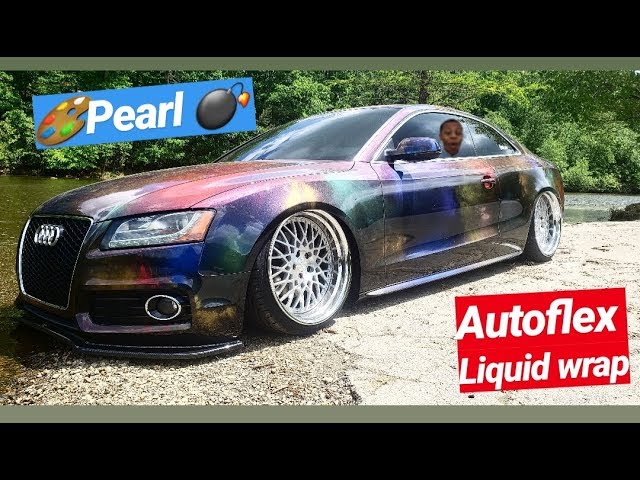 Audi A5 Insane Pearl bomb autoflex express liquid wrap | MNR Dips