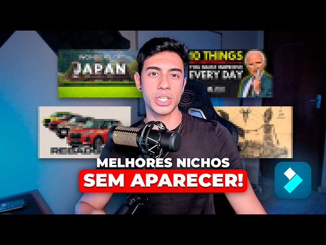 8 NICHOS PARA GANHAR DINHEIRO NO YOUTUBE SEM APARECER EM 2025