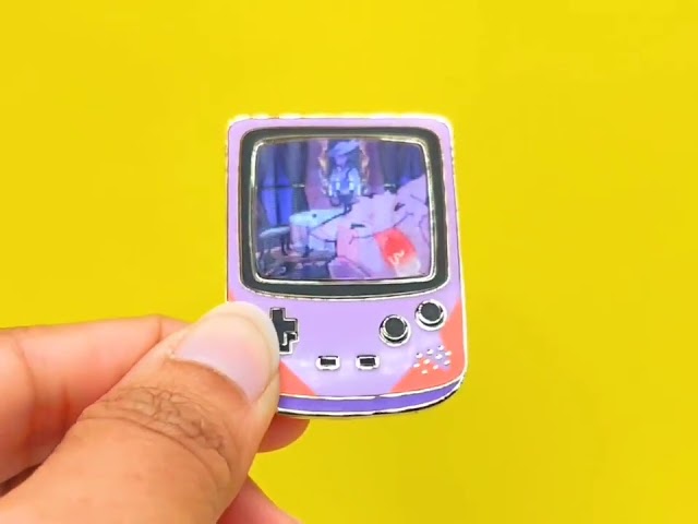 Gengar Gameboy Lenticular Enamel Pin