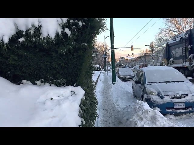 More Overnight Snow❄️ Dump in Vancouver - Wednesday 21st December 2022 | BCstorm