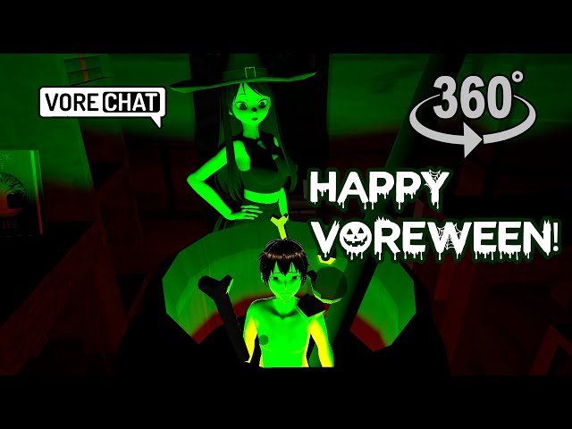 The witch's hut - Happy Voreween! - (Vore) (360º) (VRChat world)