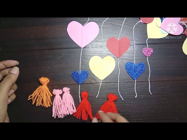 How to make wall hanging !! Room decor craft idea!! Wall hanging