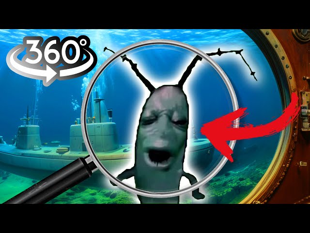 FIND Plankton Moaning - Plankton Moaning Meme Finding Challenge 360º VR Video