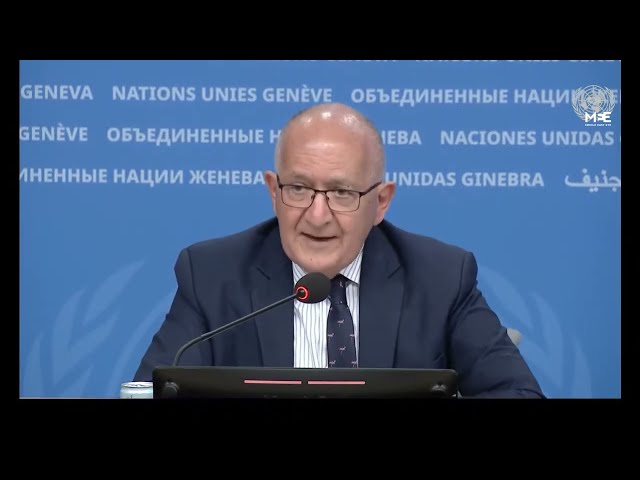 Watch in Full: Press conference on inquiry into Occupied Palestinian Territory