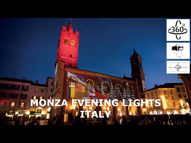 Night Stroll  | Monza Italy | 360° VR Full Immersion