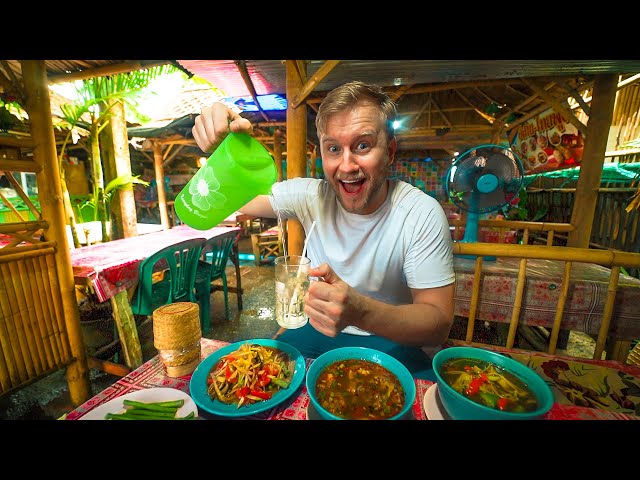 This is REAL Isan Food / First Time on Koh Lanta / Krabi Thailand Motorbike Tour