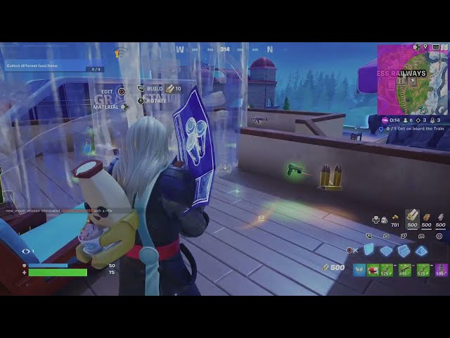 Fortnite_Trio 2 Noob Thor Doing What He Do Best Surviving #viral #gaming #fortnite #marvel