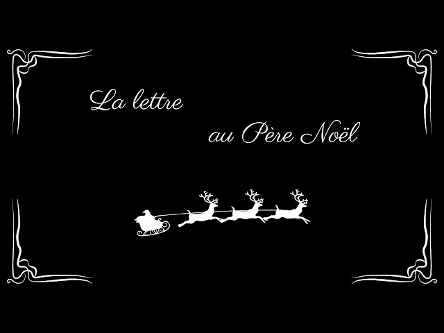 La lettre au Père Noël