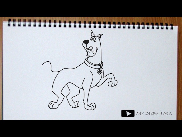 Scooby Doo Drawing - How to draw Scooby Doo