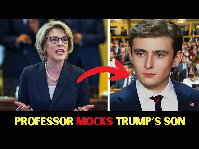 Professor Mocks Trump’s Son, But His Calm Response Shook the Entire Hall