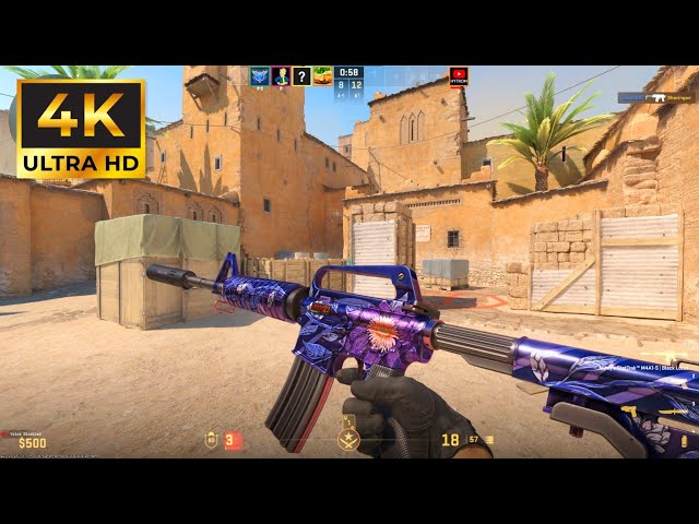 Counter Strike 2 Ranked Gameplay 4K (No Commentary)