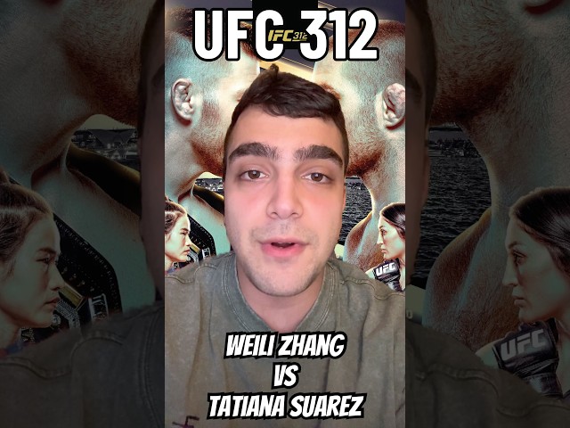 UFC 312 - Weili Zhang vs Tatiana Suarez