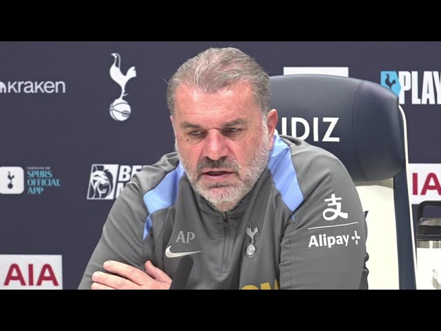 "YOU WANT TO CALL ME A LIAR... THEY ARE TRAINING!" PRESS CONFERENCE Ange Postecoglou Spurs v Man Utd