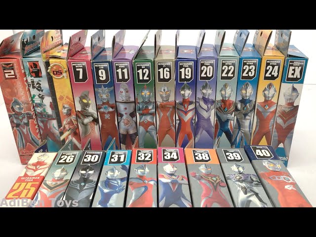 22 Ultraman Toys,  who is your favorite ultraman?