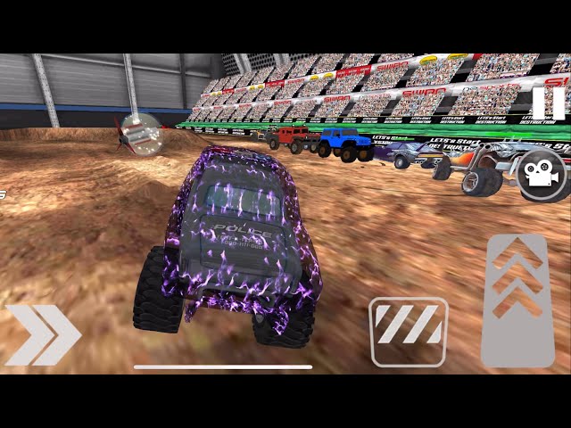 Monster Truck Driving Game - Police Crash Demolition Derby #4 - Car Racing 3D - iOS/Android Gameplay