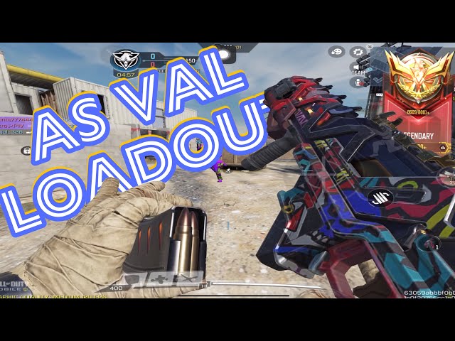 ASVAL LOADOUT |ADS | NO RECOIL | SND LOADOUT #codm #gunsmith #callofdutymobile  #gaming