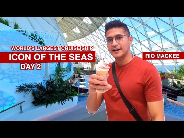 ICON OF THE SEAS CRUISE - DAY 2 | RIO MACKEE