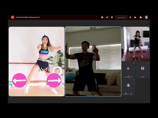 Zumba Latin Dance Fitness Challenge with Jasmine on Daency