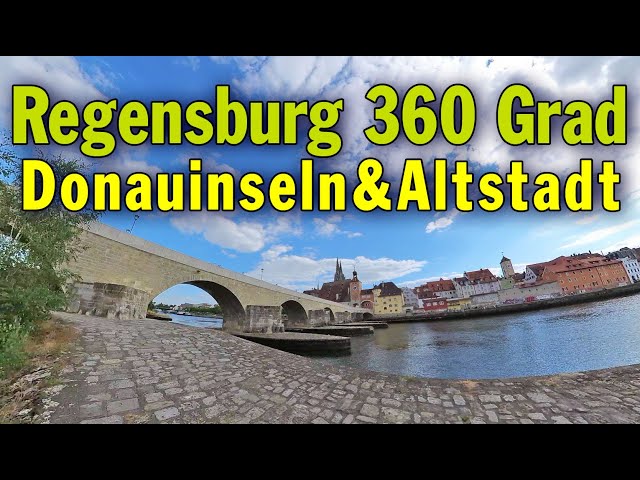 Regensburg 360 Grad:  Mit dem Fahrrad durch Regensburg - Donauinsel, Vorstadt & Altstadt