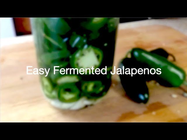 Easy Fermented Jalapeño Peppers